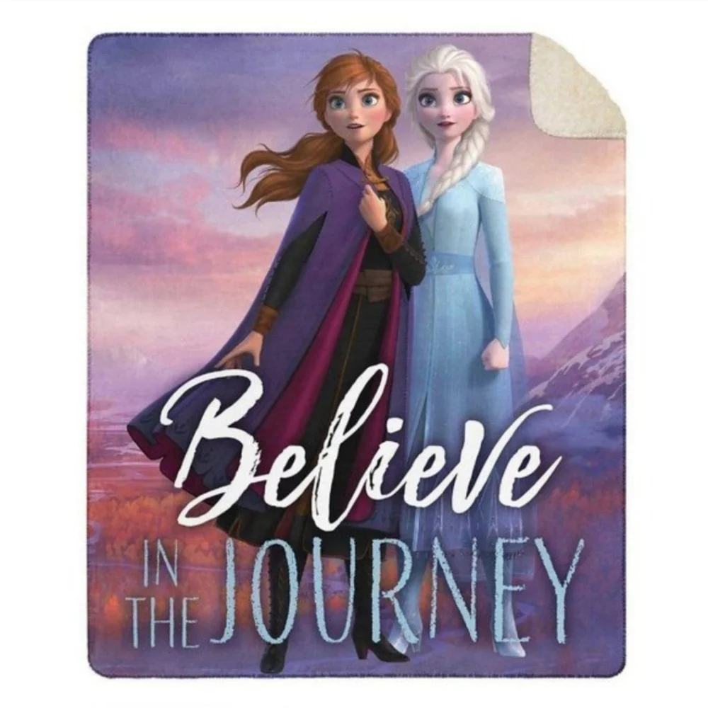 Frozen 2 Cloud Touch Sherpa Oversized Throw